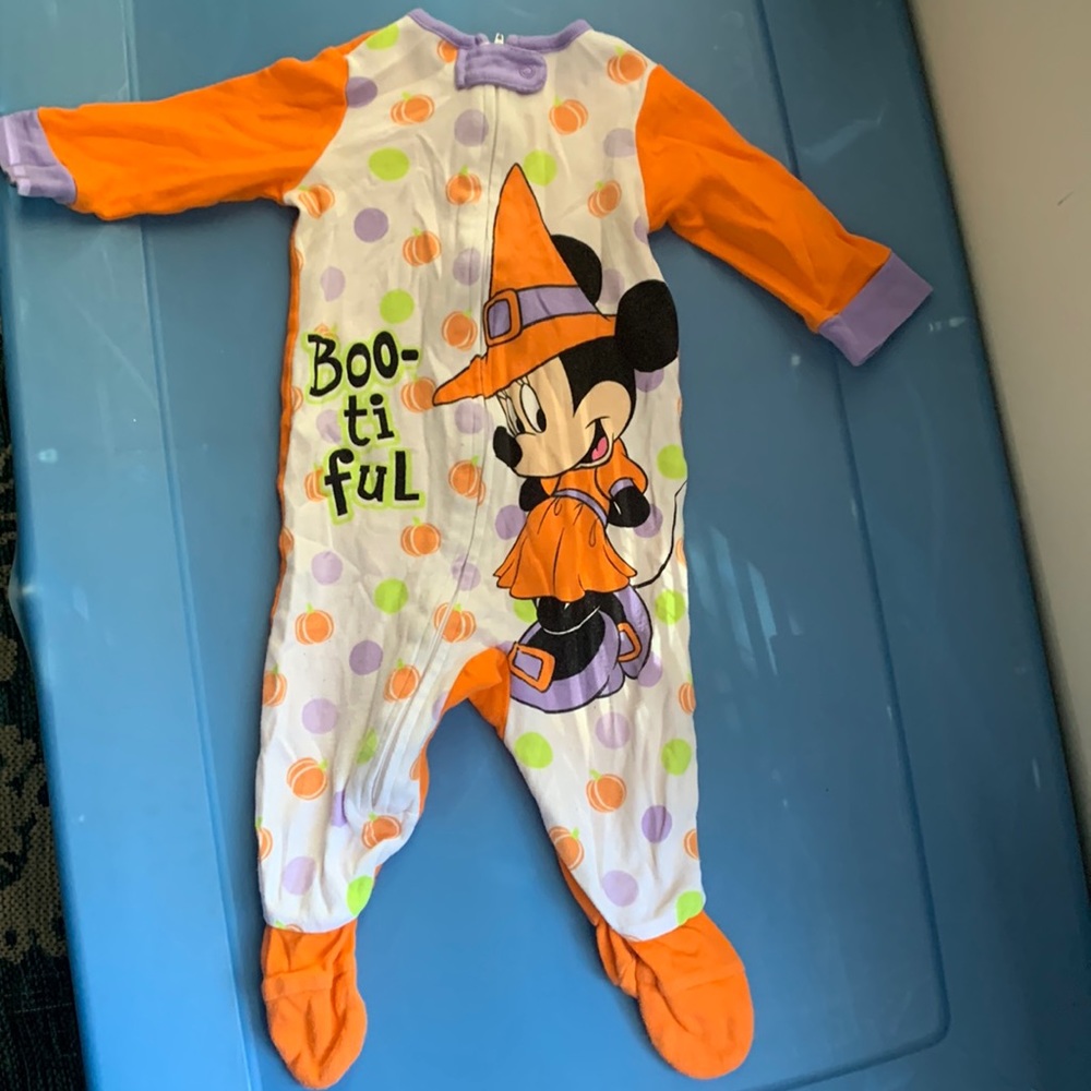 Minnie Mouse Halloween onesie